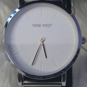 Nine West “Liana” Women’s Watch – Silver Mesh – NEW Condition